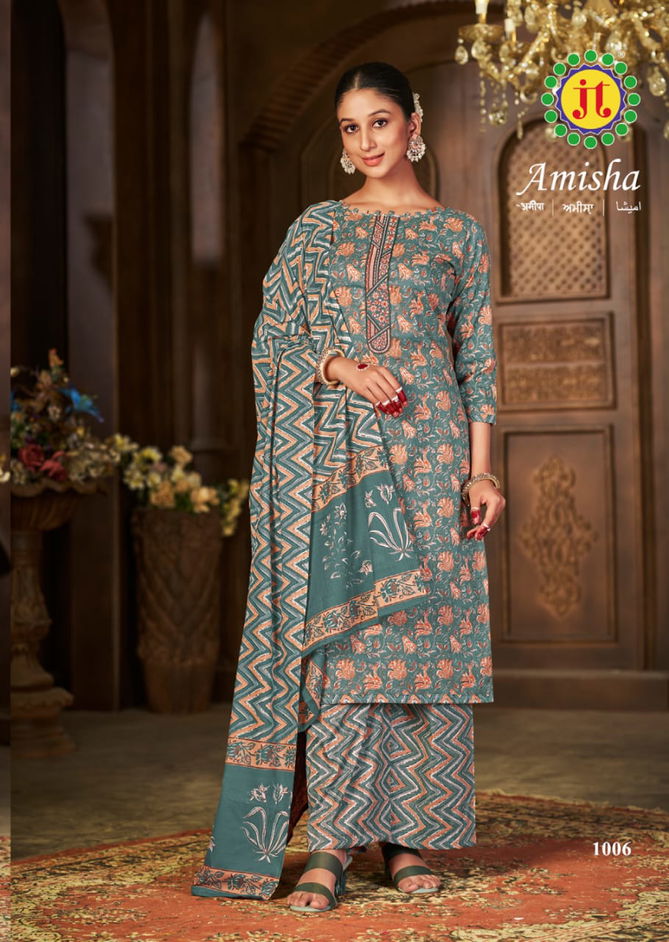 Jt Amisha Printed Designer Readymade Dress Catalog